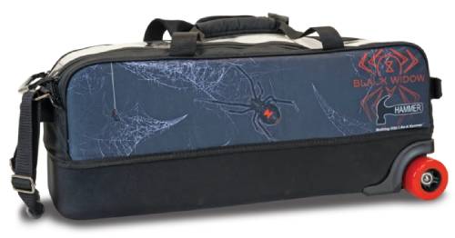 Hammer Dye Sublimated Slim 3 Ball Tote Roller (BLACK WIDOW)